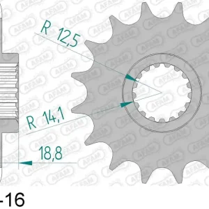 Bmw f 800 gs 800 pignone afam 166600-16 passo 525 2006 2018 Must-Have