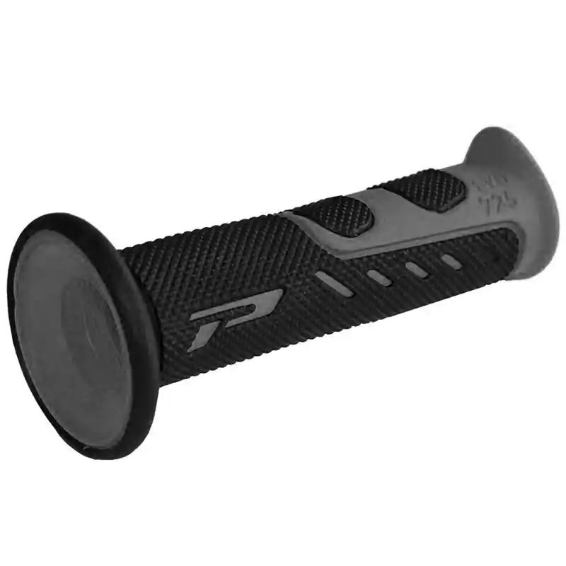 Spedizione Espresso Manopole strada progrip 725 oe 298 doppia densita' - nero titanio con foro