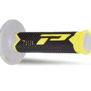 Solo Oggi Manopole mx progrip 788 - 221 - tripla densita' - giallo / nero / grigio no foro