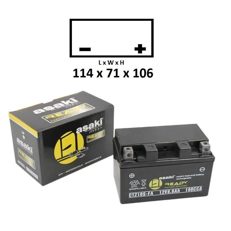 Betamotor alp 125 125 batteria cbtx5lfa sigillata precaricata 2000 2014 Nuovo Arrivo