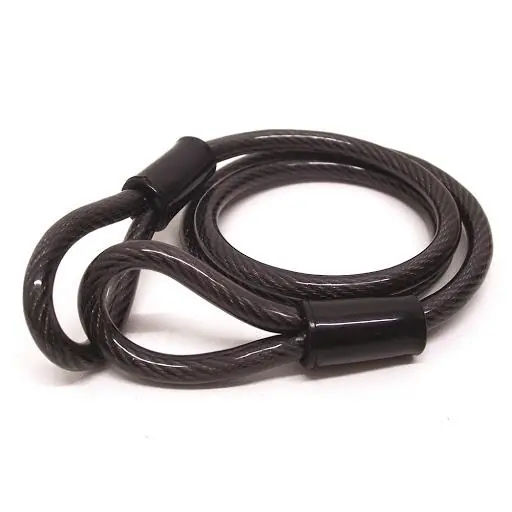 Prezzo Ridotto Cavo sicurezza bcr sicurlock per casco lunghezza 650 mm nero