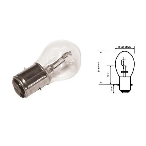 Prezzo Di Fabbrica Lampada s1 6v 25/25w ba20d bcr