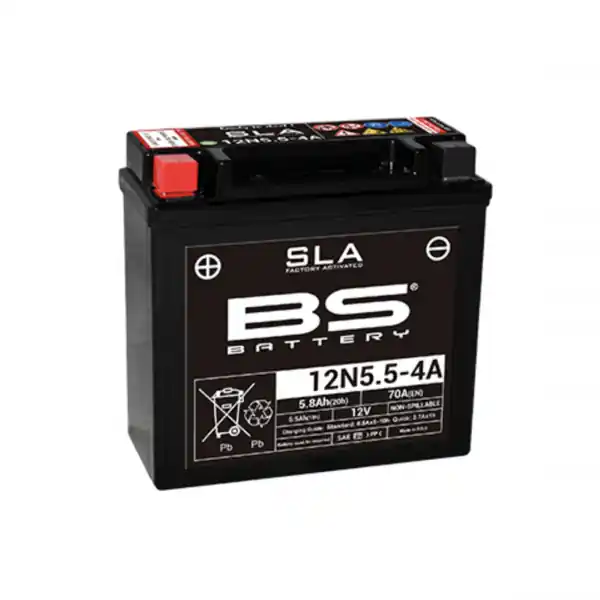 Kawasaki kh 750 h2 mach iv 750 batteria bs sla 12n5.5-4a 1972 1975 Acquista Ora