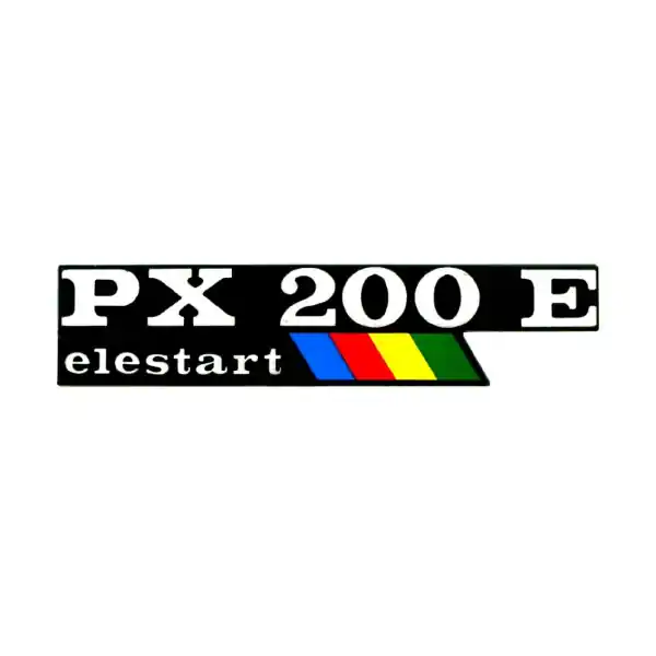 Targhetta scritta cofano laterale rms per vespa px200e elestart 198658 Prezzo Scontato