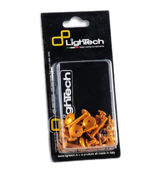 Kit viteria carena in ergal oro lightech per yamaha t-max 500 08-11 (43 pezzi) Offerta Limitata