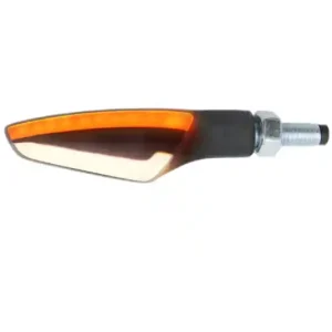 Coppia frecce led + luce bianca anteriore lightech fre934ner omologati e8 moto Popolare