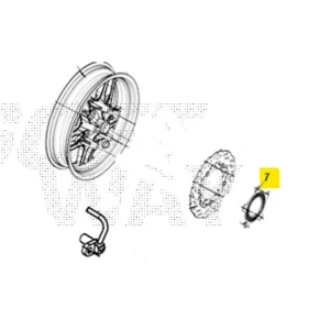 Sym adx 300 flangia ruota fonica abs 2024 2024 tea30t1cn-eu Must-Have