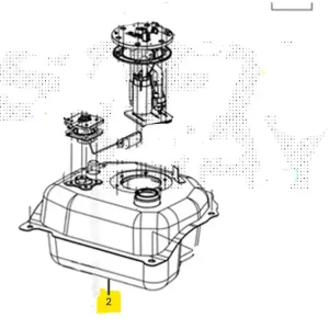 Sym symphony s 125 serbatoio benzina carburante 2016 2016 ay12w8-eu Promozione