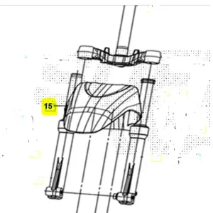 Sym symphony 50 parafango anteriore bianco opaco 2024 2024 xf05w2-it Compra Adesso