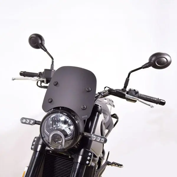 Benelli leoncino 500 cupolino basso nero opaco isotta 2017 2022 Spedizione Gratuita