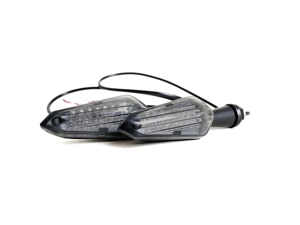 COPPIA INDICATORI DIREZIONE LED FUME' EVOTECH MV AGUSTA STRADALE 800- Spedito Oggi