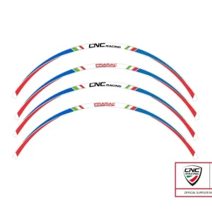 Prezzo Conveniente KIT ADESIVI RUOTA 17 POLLICI PRAMAC CNC RACING MV AGUSTA DRAGSTER 800 2014-17-