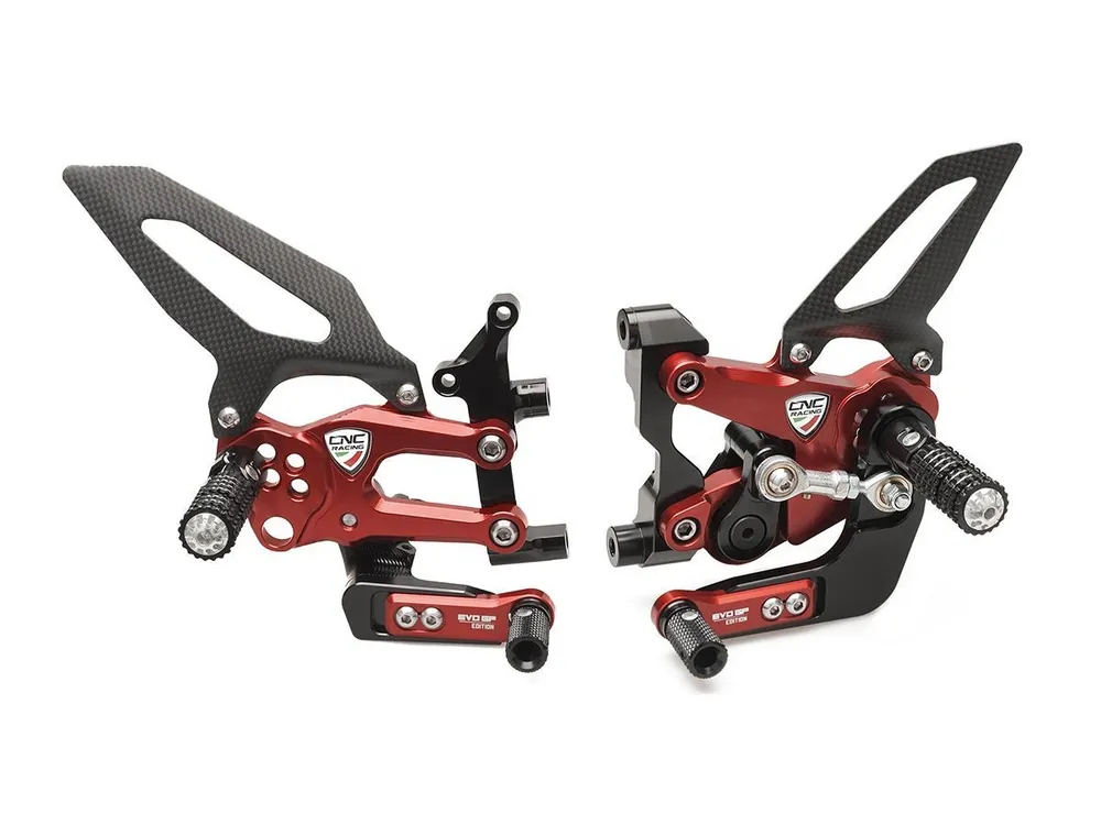 Direttamente Dal Produttore PEDANE REGOLABILI SERIE EVO GP EDITION CNC RACING DUCATI 1299 PANIGALE / S 2015-2017-
