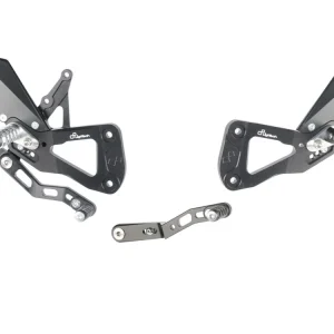 PEDANE REGOLABILI CON POGGIA PIEDI FISSI LIGHTECH SUZUKI GSX-R 1000 R 2017-2024- Compra Online