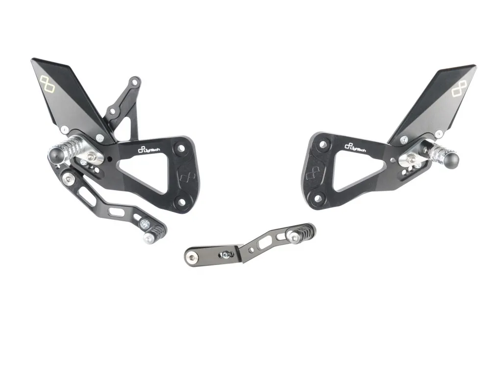 PEDANE REGOLABILI CON POGGIA PIEDI FISSI LIGHTECH SUZUKI GSX-R 1000 R 2017-2024- Compra Online
