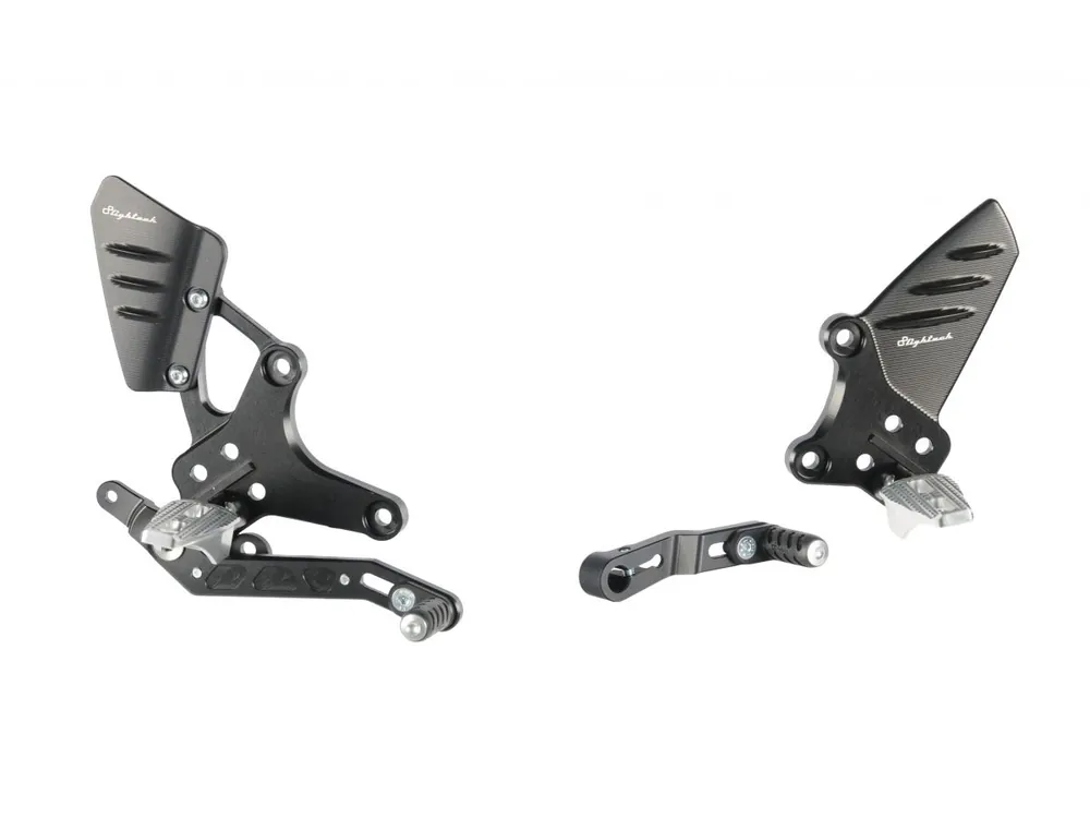 Promo Stagionale PEDANE REGOLABILI CON POGGIAPIEDI SNODATI LIGHTECH BMW R NINE T RACER 2016-2018-