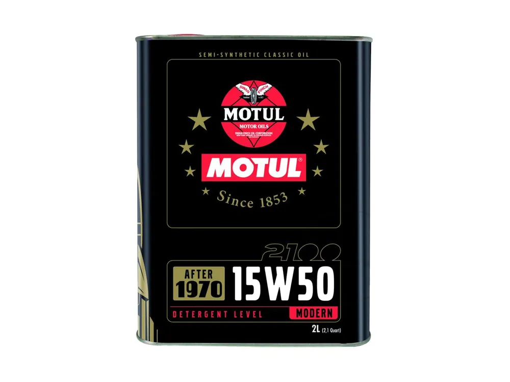 OLIO MOTORE SEMI SINTETICO 4T MOTUL 2100 CLASSIC 15W50 2LT- Soddisfatti O Rimborsati