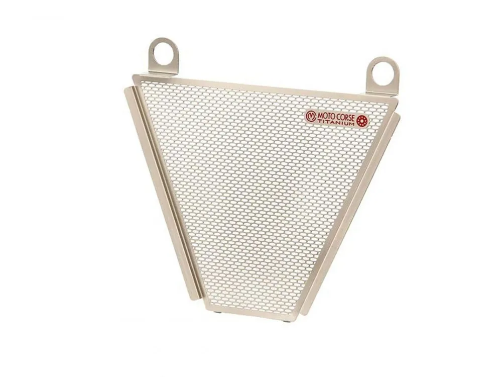 Direttamente Dal Produttore PROTEZIONE RADIATORE OLIO TITANIO MOTOCORSE DUCATI PANIGALE V4 S 2018-2024-