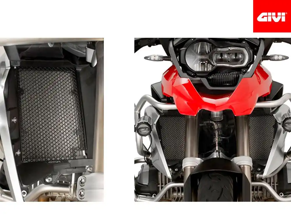 PROTEZIONE RADIATORE ACCIAIO INOX NERO GIVI BMW R 1200 GS / ADV 2014-2018- Compra Online