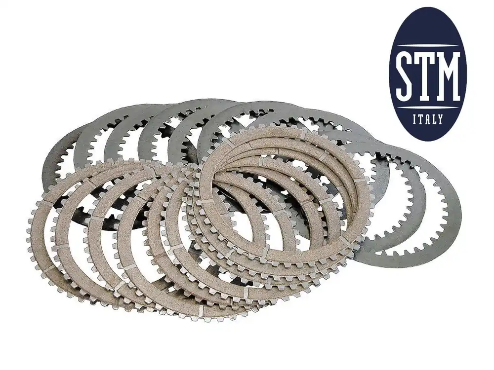 Compra Oggi Stesso DISCHI FRIZIONE A SECCO STM 48 DENTI UNIVERSALI PER FRIZIONI ORIGINALI A SECCO-