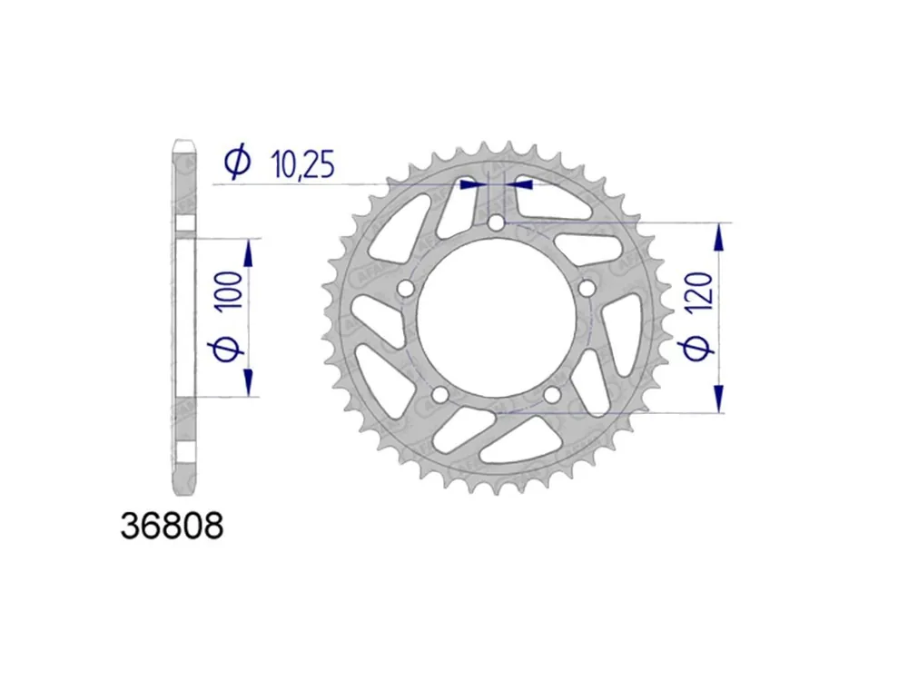 Spedito Oggi CORONA ALLUMINIO 520 AFAM APRILIA RSV4 R / RF / RR 2009-2020-