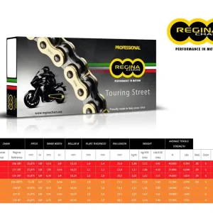 Ultimissimo Modello CATENA REGINA 137ZRT PASSO 525 HONDA VT 750 SHADOW 02-07-