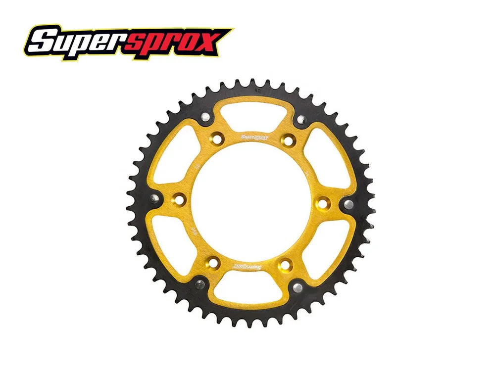 CORONA PASSO 420 STEALTH 50 SUPERSPROX ORO HONDA CR RB 80 1987-1995- Economico