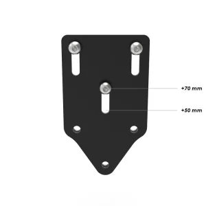 Esclusivo KIT SPOSTA TARGA REGOLABILE DBK DUCATI SCRAMBLER 800 2023-