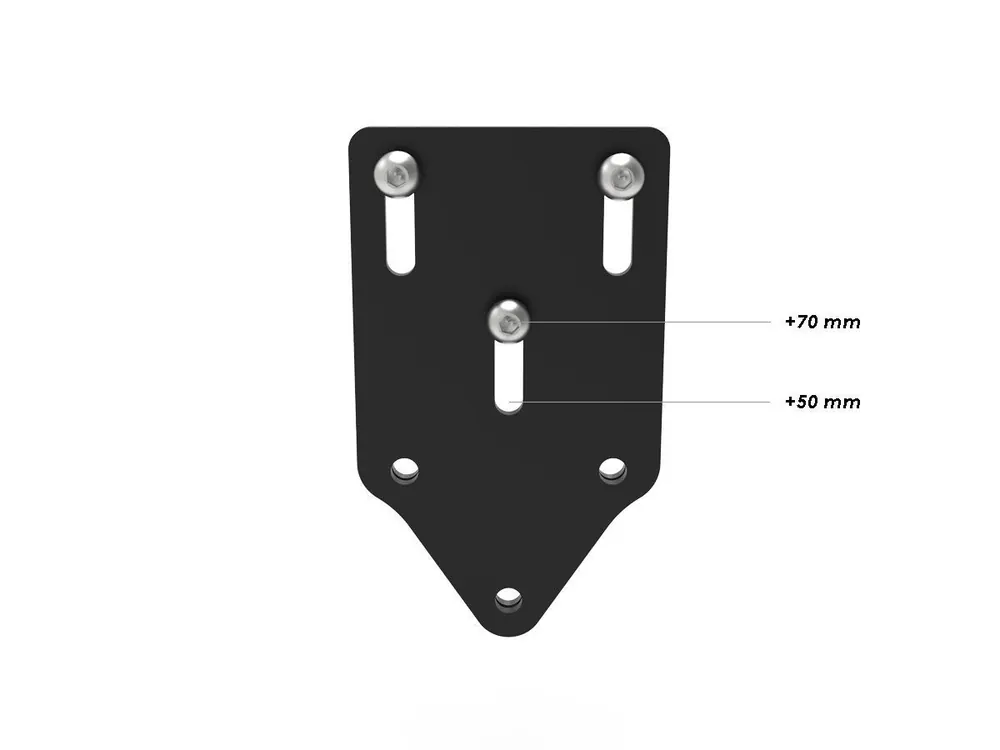 Esclusivo KIT SPOSTA TARGA REGOLABILE DBK DUCATI SCRAMBLER 800 2023-
