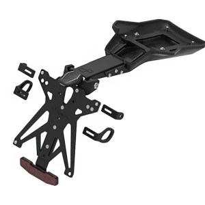 KIT PORTATARGA RADAR REGOLABILE ITA/DE/SLO LIGHTECH DUCATI MULTISTRADA V4 / S / RS / PIKES PEAK 2021-2024- Reso Gratuito