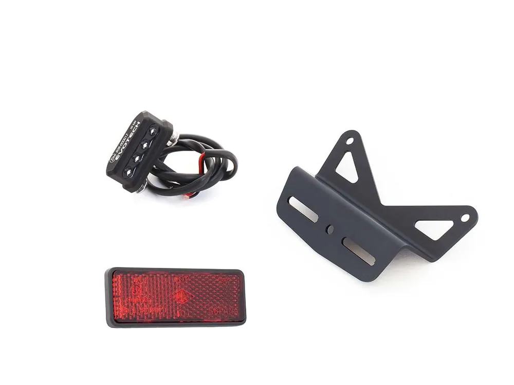 Reso Gratuito KIT LUCE TARGA + SUPPORTO + CATADIOTTRO EVOTECH YAMAHA FZR 400/600-