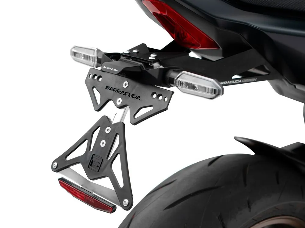 PORTATARGA RECLINABILE FRECCE ORIGINALI BARRACUDA HONDA CB 650 R 2024- Spedizione Gratuita