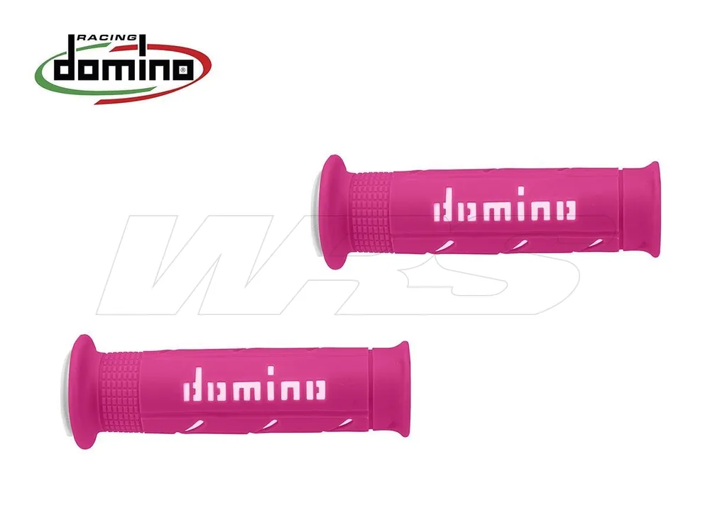 Prezzo Conveniente COPPIA MANOPOLE FUCSIA / BIANCO DOMINO DIAMETRO 20-24 UNIVERSALI-