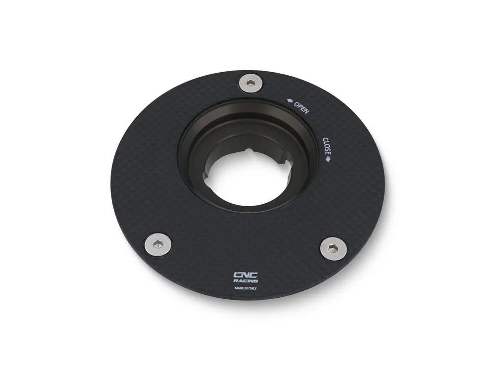 TAPPO SERBATOIO CARBURANTE FLANGIA CARBON FIBER CNC RACING YAMAHA R6 2008-09- Esclusivo