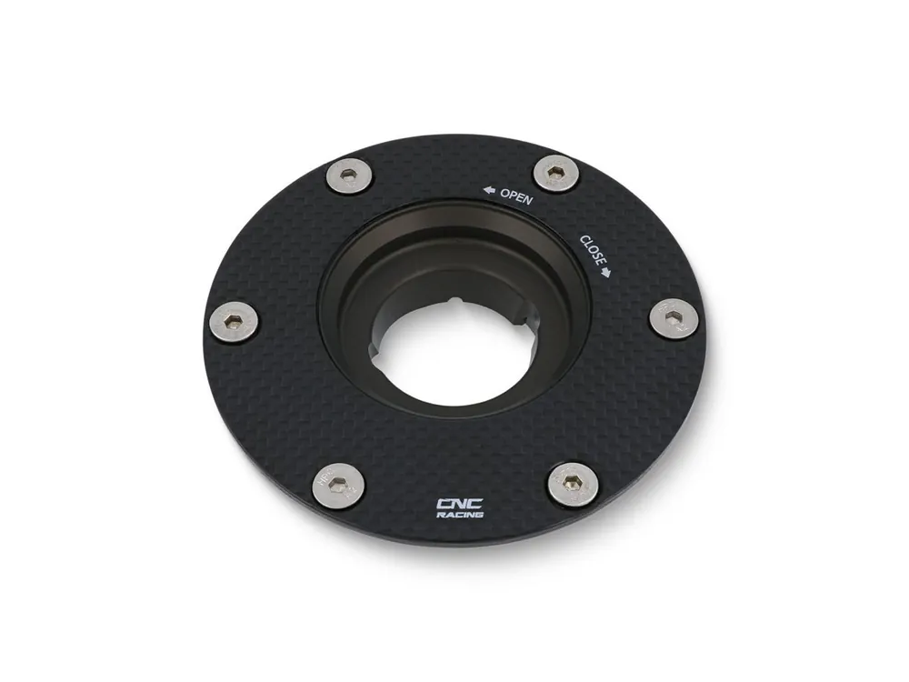 TAPPO CARBURANTE FLANGIA CARBON FIBER CNC RACING TRIUMPH STREET TRIPLE R ABS 2012-14- Offerta Lampo