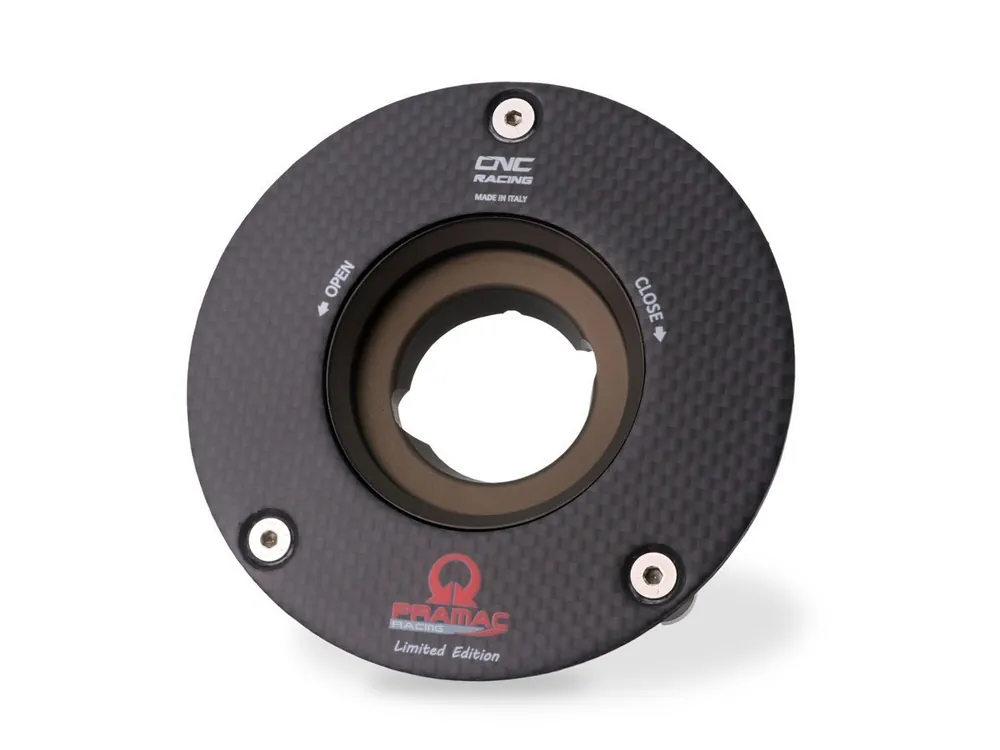TAPPO SERBATOIO CARBURANTE FLANGIA CARBON CNC DUCATI STREETFIGHTER V4 2020-2022- Prezzo Ridotto