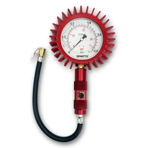 MANOMETRO VERIFICA PRESSIONE PNEUMATICI TVR 100MM GLICERINA 0-2.5 BAR- Occasione Imperdibile