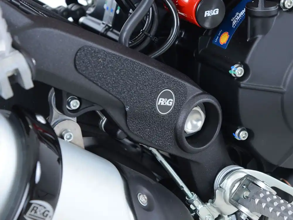 COPPIA ADESIVI ANTISCIVOLO PARATACCO R&G YAMAHA MT-07 / TRACER 2016-2017- Prezzo Scontato