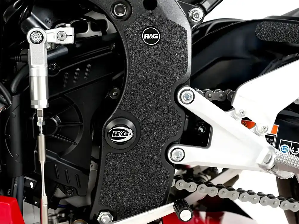Esclusivo KIT. 4PZ ADESIVI ANTISCIVOLO PARATACCO R&G HONDA CBR 1000 RR-R FIREBLADE / SP 2020-2024-