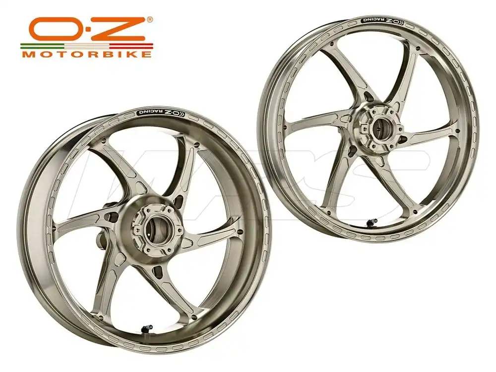 Nuova Collezione COPPIA CERCHI ALLUMINIO GASS RS-A OZ RACING APRILIA RS 660 2021-2024-