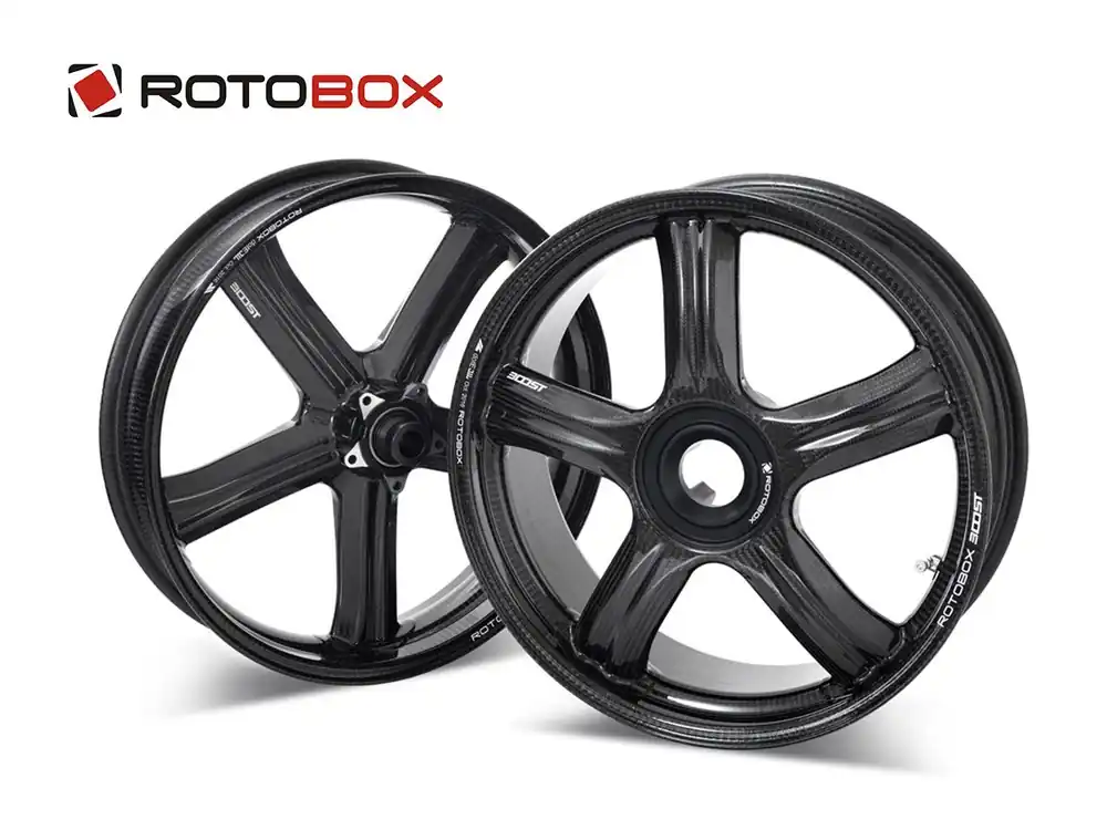 Nuova Collezione COPPIA CERCHI CARBONIO ROTOBOX BOOST MONOBRACCIO TRIUMPH SPEED TRIPLE 1050 RS 2018-2023-