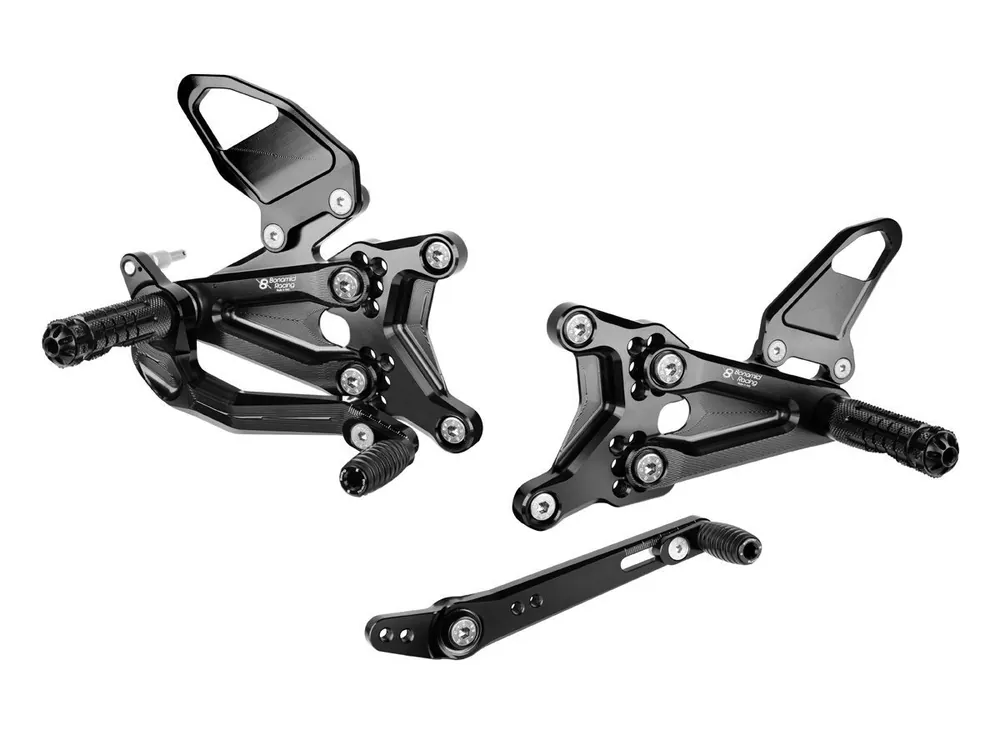 PEDANE ARRETRATE REGOLABILI BONAMICI RACING TRIUMPH SPEED TRIPLE 1200 RR 2022-2024- Prezzo Basso