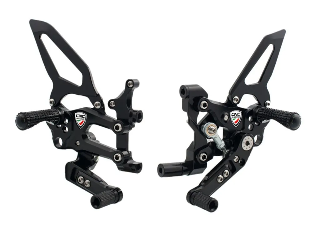 PEDANE REG. RPS EASY SBK SERIE CAMBIO ROVESCIO STRADALE CNC RACING DUCATI 1299 PANIGALE S 2015-17- Vendita Finale