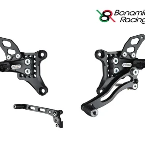 PEDANE ARRETRATE BONAMICI RACING REGOLABILI DUCATI 848 / 1098 / 1198 2007-2011- Offerta Lampo
