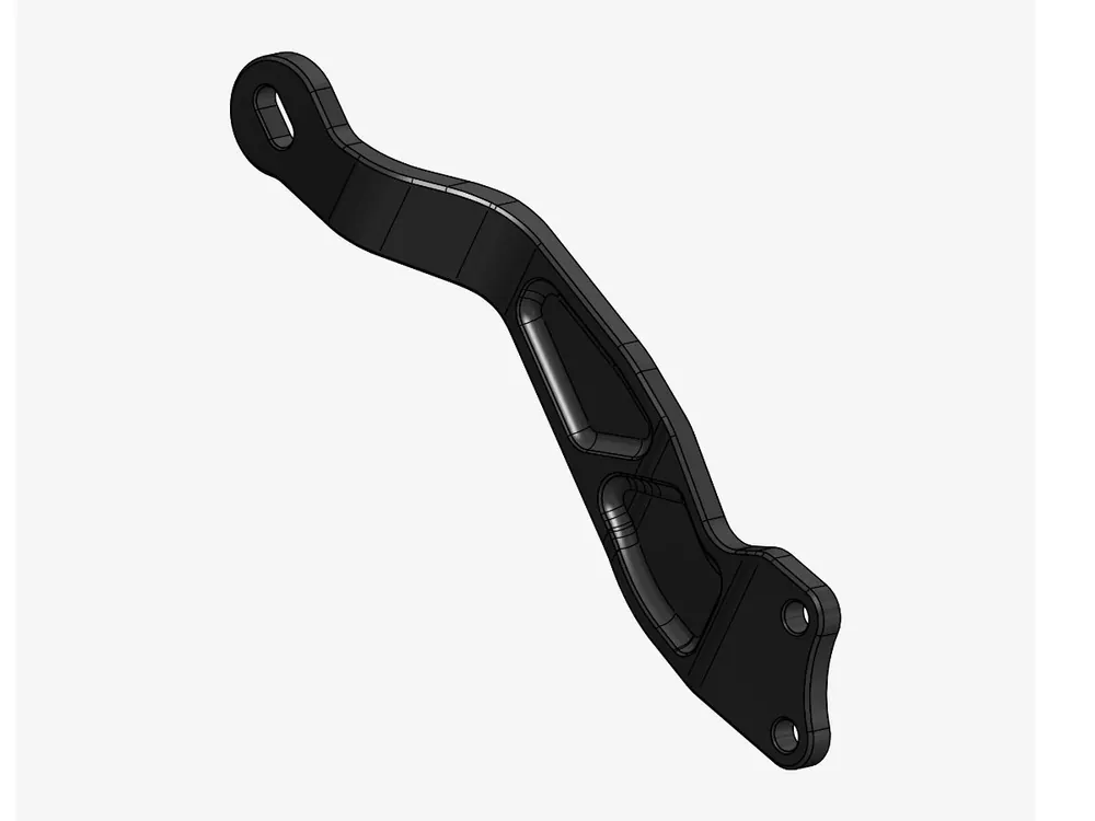 Scelto Dai Clienti STAFFA SCARICO AKRAPOVIC RICAMBIO PEDANE BONAMICI Y011 LATO FRENO YAMAHA R1 / M 2015-2022-