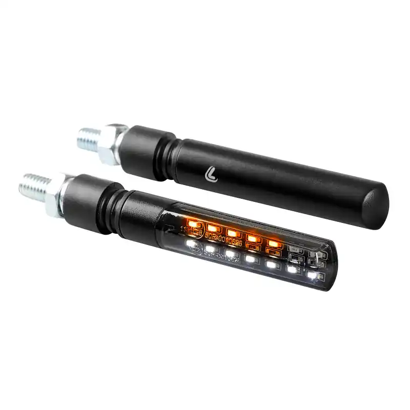LINE SQ FRONT, INDICATORI DI DIREZIONE A LED SEQUENZIALE E LUCE DI POSIZIONE ANTERIORI - 12V LED Ultime Pezzi