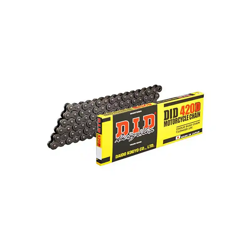 Bestseller CATENA DID 420D (Black & Black) - Lunghezza: 136 maglie con giunto a clip (RJ)