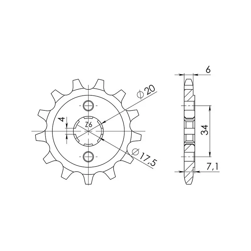 Ultimissimo Modello PIGNONE P520 - Z13 (DIS.20202)