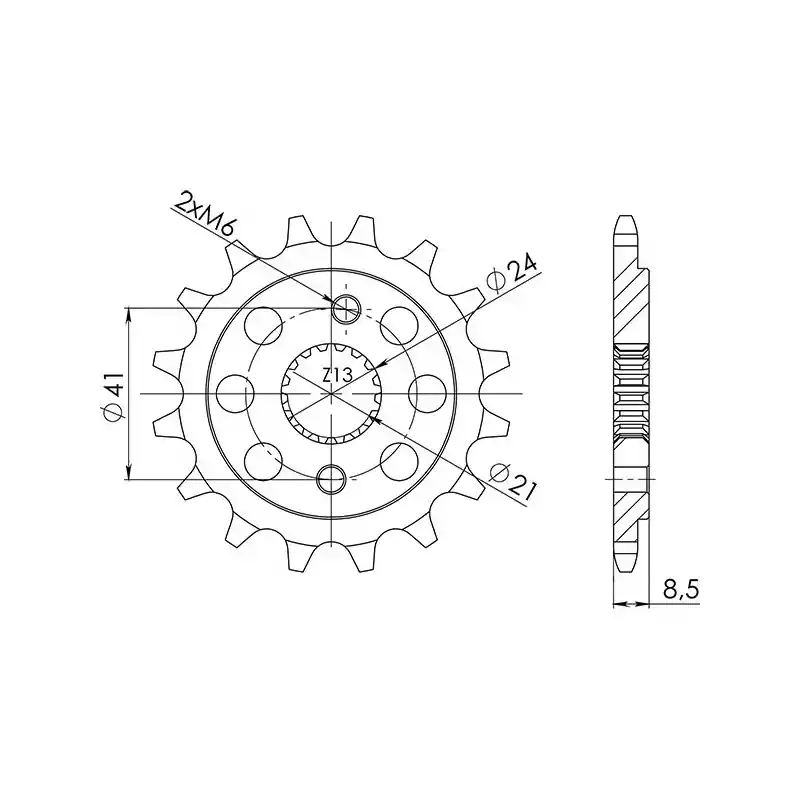 PIGNONE P520 - Z15 (DIS.20314) Popolare