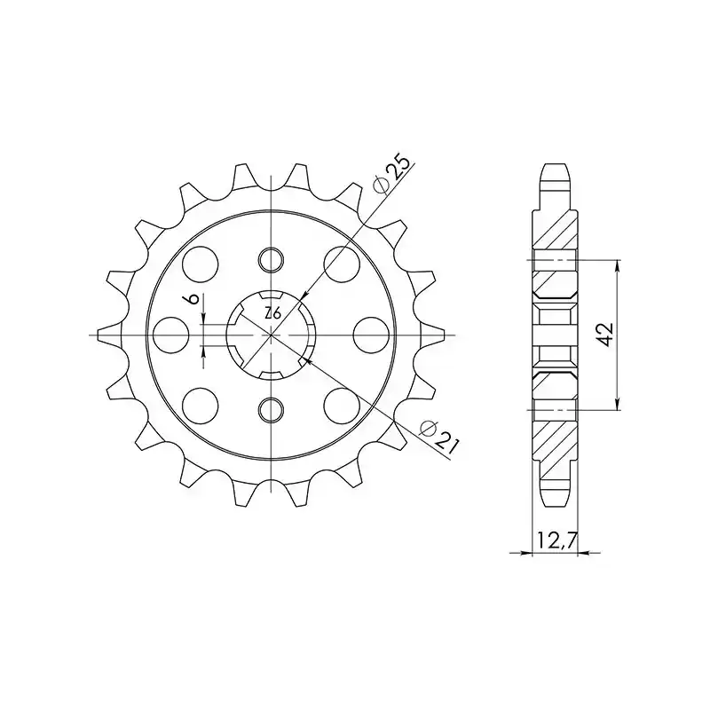 Prezzo Ridotto PIGNONE P530 - Z18 (DIS.20502)